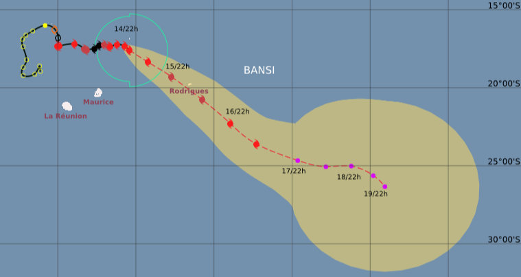 Bansi s’est intensifié: l’alerte 2 maintenue à Rodrigues