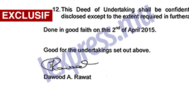  EXCLUSIF: la lettre de Dawood Rawat