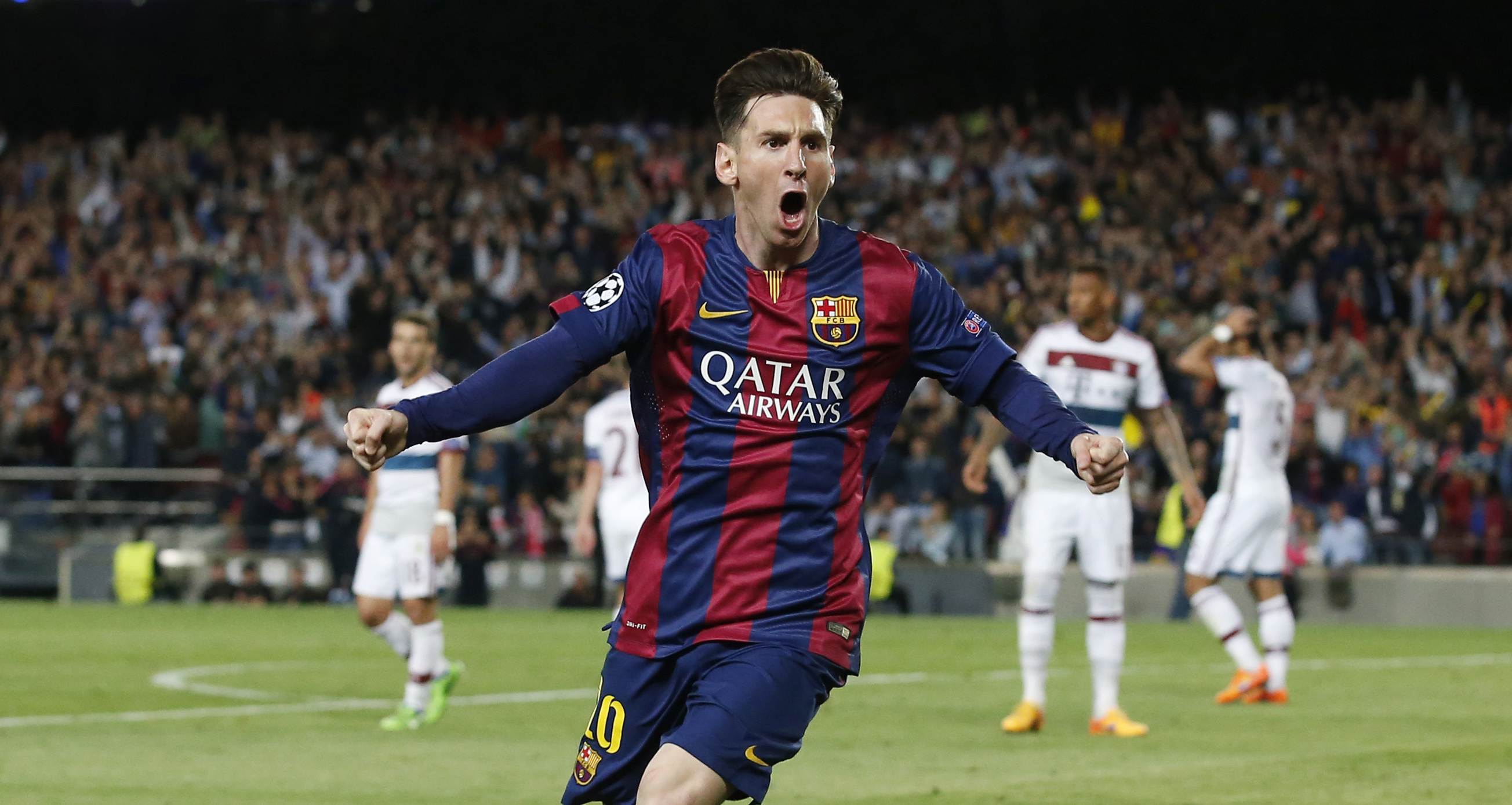 Ligue des Champions: un doublé de Messi met KO le Bayern de Guardiola