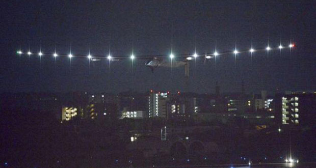 Solar Impulse 2 a quitté le Japon pour traverser le Pacifique