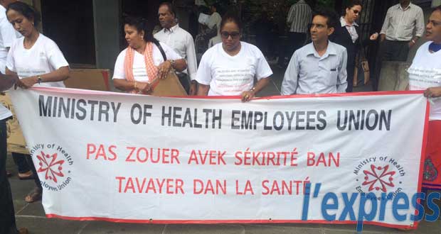 Insécurité dans les hôpitaux: «Le ministre Gayan doit intervenir», réclament les syndicats