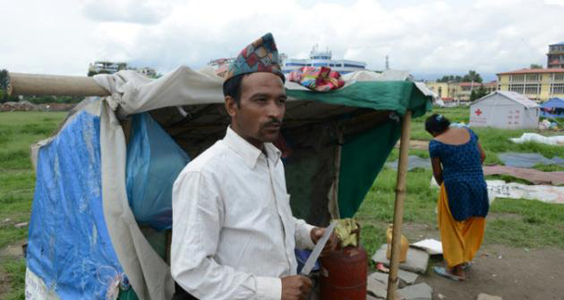 Népal: trois mois après le séisme, la mousson complique la vie des rescapés