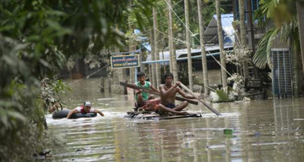 Mousson en Asie: des centaines de morts, des millions évacués