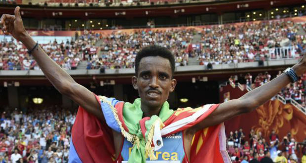 Mondiaux-2015 - Marathon: victoire de l'Erythréen Ghebreslassie 