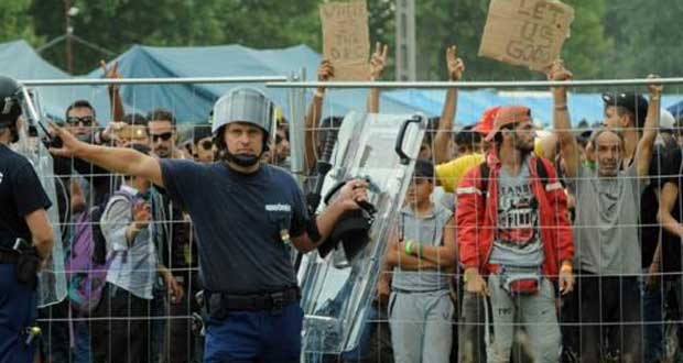 Hongrie: une vidéo montre la distribution "inhumaine" de nourriture aux migrants