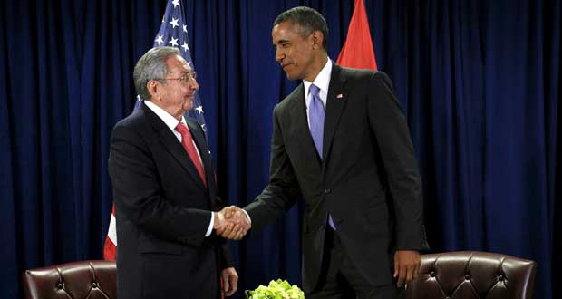 Retrouvailles à New York pour Obama et Castro