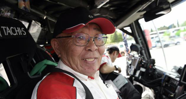 Dakar: à 74 ans, le Japonais Sugawara "toujours à l'école" pour son 33e rallye