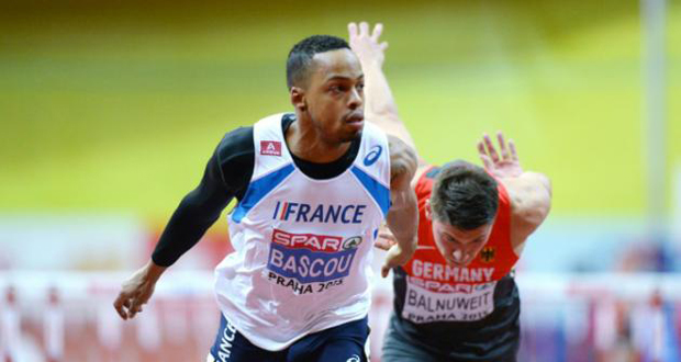 Athlétisme: record de France du 60 m haies en salle pour Bascou (7.41)