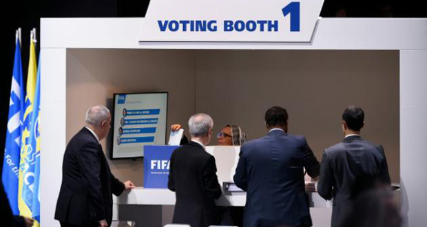 Fifa: début du vote pour l'élection du président