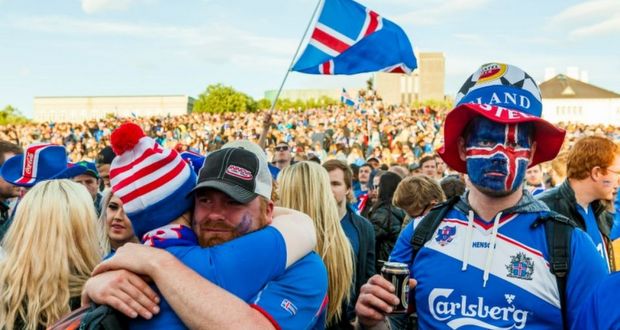 Euro-2016: à Reykjavik, la déception puis la fête