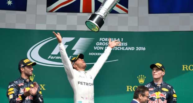 GP d’Allemagne: Hamilton intouchable, Red Bull devant Ferrari