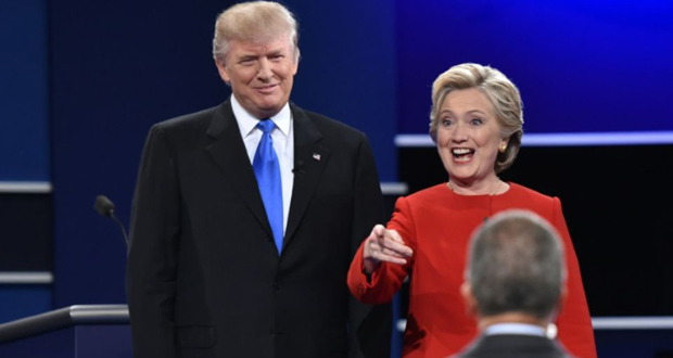Trump et Clinton s’affrontent dans un débat musclé et tendu