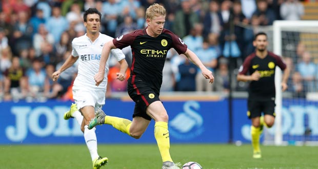 Manchester City: De Bruyne absent deux à trois semaines