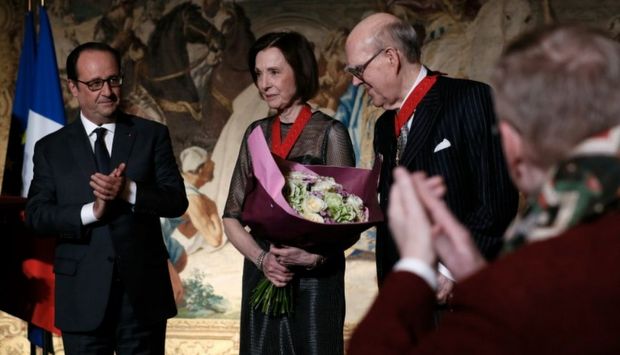 Hollande remercie les Hays pour leur don au musée d’Orsay