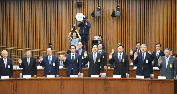 Scandale en Corée du Sud: les grands patrons sur la sellette