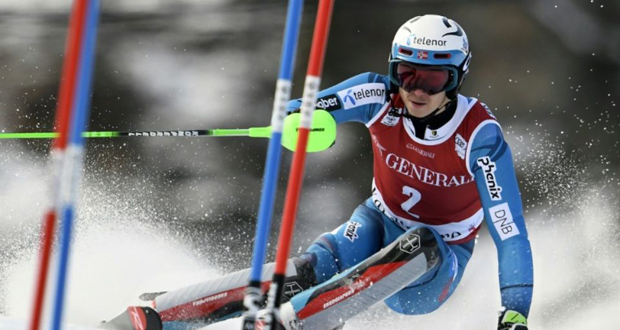 Ski: Kristoffersen en tête après la 1re manche du slalom de Madonna Di Campiglio