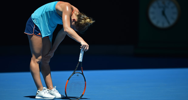 Open d'Australie: Première surprise, l'élimination de Simona Halep