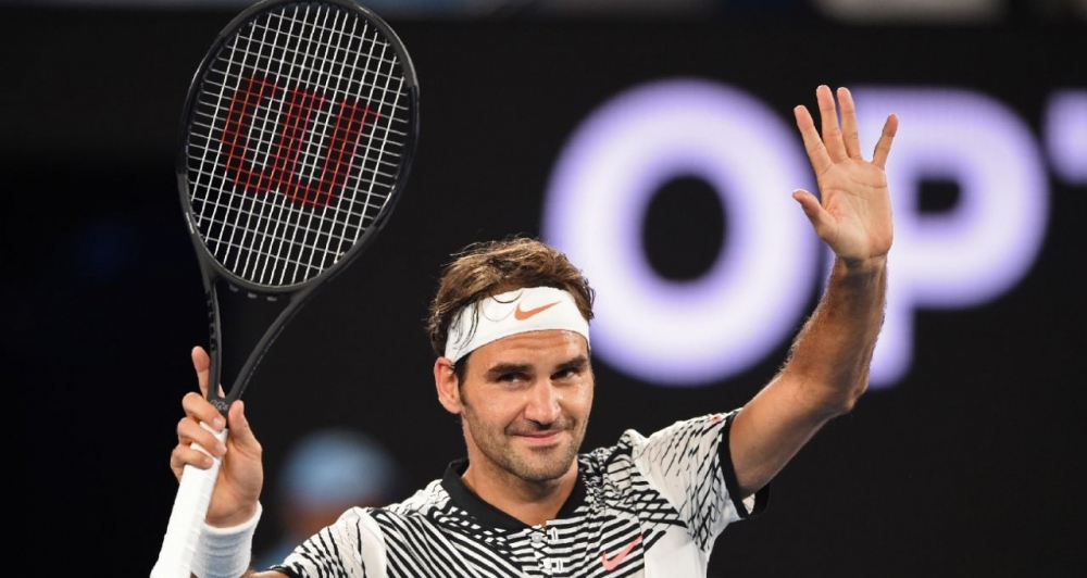 Open d'Australie - Retour gagnant de Roger Federer