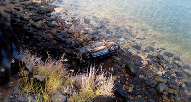 Rodrigues : une voiture chute d’une falaise à Caverne Provert
