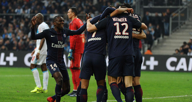 France: Le Paris SG piétine Marseille et reste au contact de Monaco
