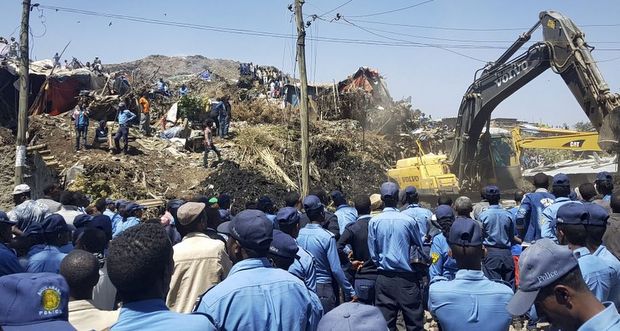 Ethiopie: un immense éboulement dans une décharge fait au moins 24 morts