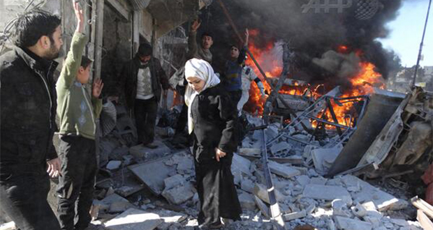 Intenses bombardements sur l'est de Damas après une attaque rebelle