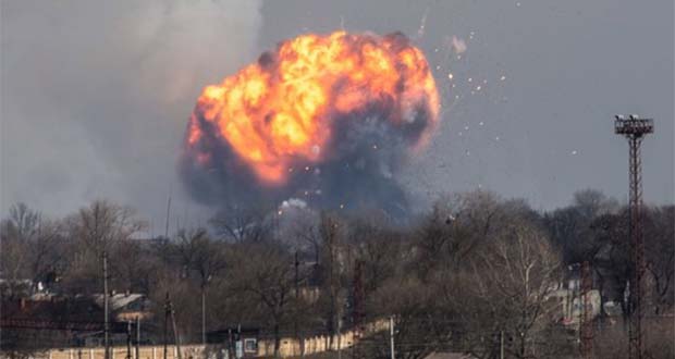 Incendie d'un dépôt d'armes en Ukraine : un mort, l'espace aérien fermé