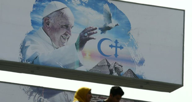 Le pape attendu en avocat de la tolérance vendredi au Caire