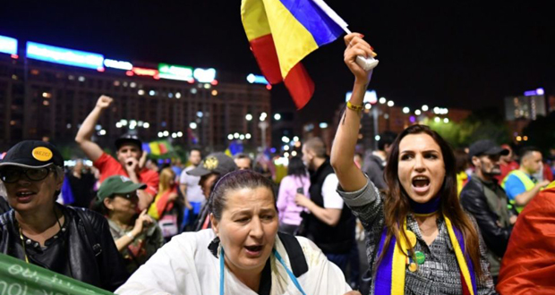 Roumanie: manifestation contre un projet de grâce de condamnés pour corruption