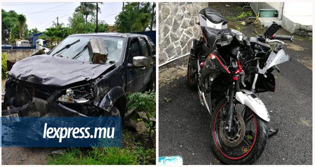 [Vidéo] Collision à Rose-Hill: un motocycliste succombe à ses blessures