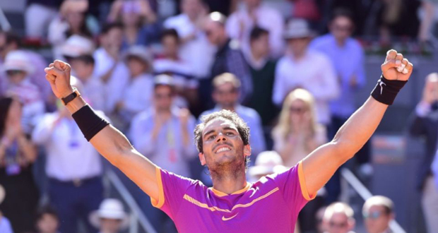 Tennis: Nadal trop fort pour Djokovic à Madrid