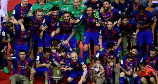 Espagne: Messi offre la Coupe du Roi à Luis Enrique pour son départ