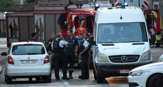 Explosion dans une gare de Bruxelles: le suspect a crié "Allah Akbar" (témoin)
