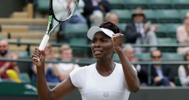 Wimbledon: Venus Williams en quarts de finale