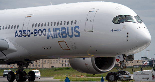 Airbus A350: une défaillance technique notée lors d’essais en vol