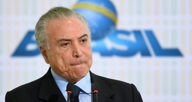 Corruption au Brésil: le président Temer face à de nouvelles accusations