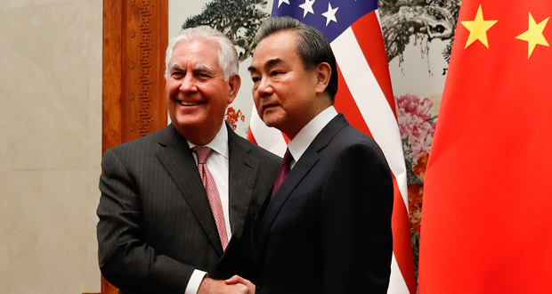 Tillerson à Pékin pour augmenter la pression sur la Corée du Nord