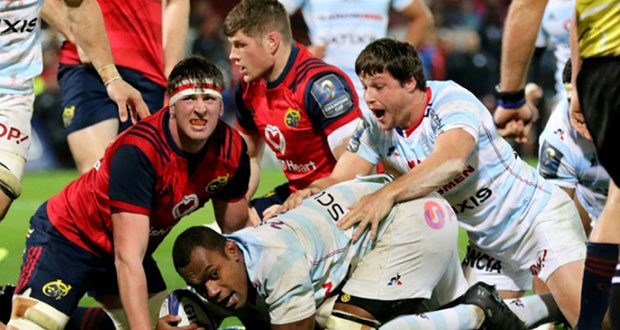 Rugby: le Racing perd son bras de fer avec le Munster en Coupe d’Europe