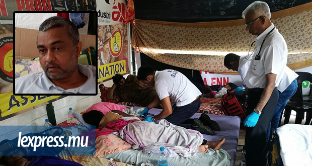 Grève de la faim: malade, une cleaner refuse d’aller à l’hôpital