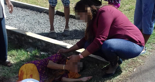 Terre-Rouge: une septuagénaire a les jambes écrasées par un… autobus