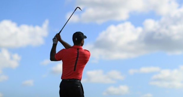 Golf: Tiger Woods 9e pour son retour en compétition.