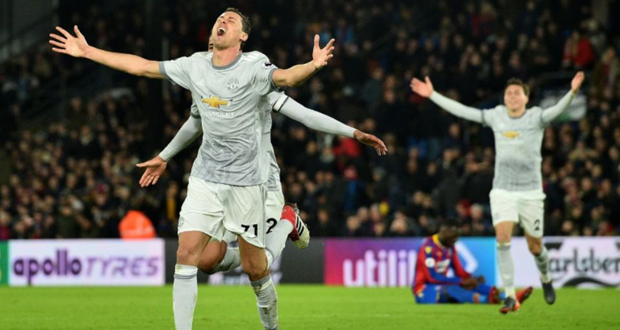 Angleterre: Manchester United renversant contre Crystal Palace
