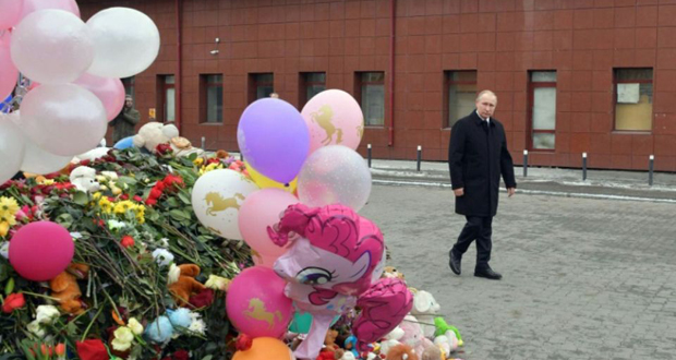 Incendie en Sibérie: au moins 41 enfants tués, Poutine dénonce une «négligence criminelle»