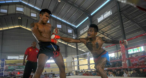 En Birmanie, des combats de boxe pour proclamer la fin de la crise des Rohingyas