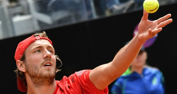 Tennis: Pouille renoue avec le succès après 4 éliminations d’entrée à Rome
