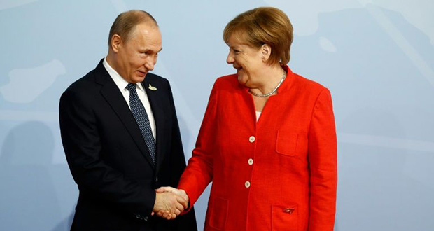 Poutine reçoit Merkel pour parler Iran, Syrie et Ukraine