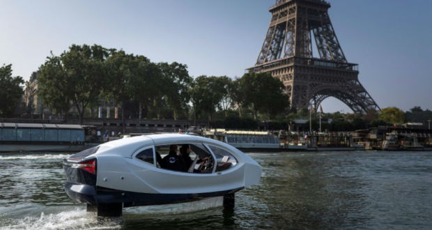 Paris: nouveaux tests sur la Seine pour les Sea Bubbles («taxis volants» sur l'eau)