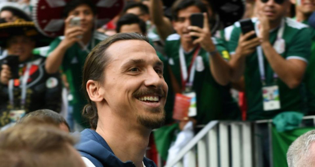 Mondial-2018: Zlatan Ibrahimovic venu assister à Allemagne-Mexique