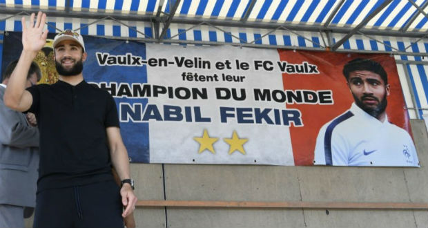 Mondial 2018: Fekir et Umtiti, attendu et vu, près de Lyon