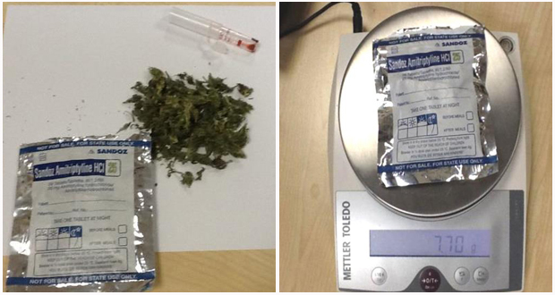 Aéroport de Plaisance: un ingénieur sud-africain arrêté avec 7,7 grammes de cannabis